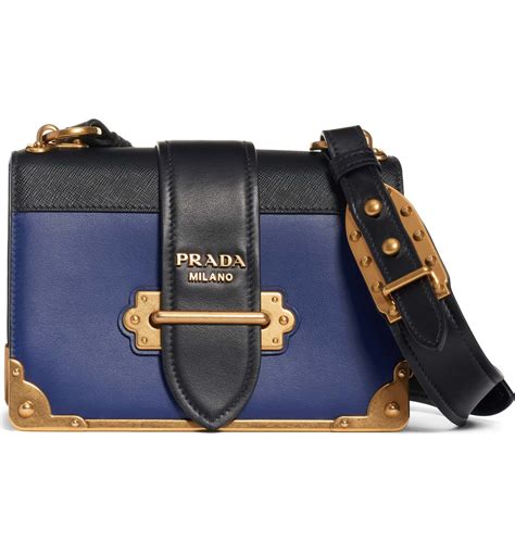 Prada cahier nero shoulder bag